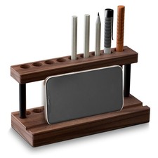 Pencil  Pen Holder for Desk Walnut Pen Display Stand Aesthetic Pen2951