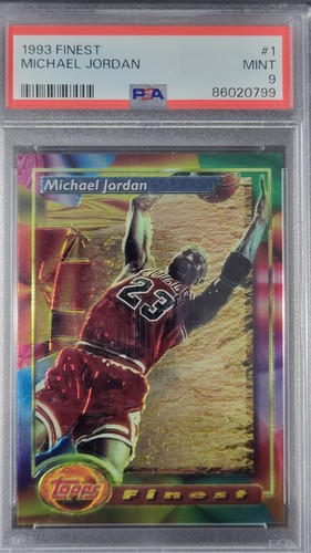 1993 Topps Finest Michael Jordan #1 PSA 9