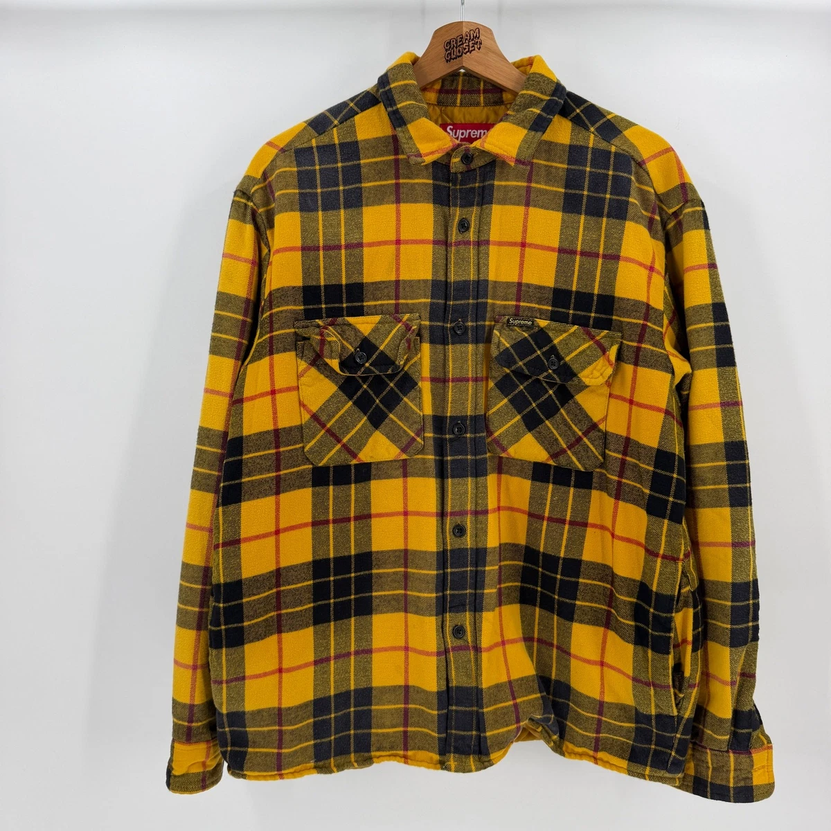 Supreme Long Sleeve Yellow Shirts for Men for sale | eBay