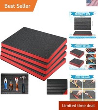 4 Pcs Cuttable Polyurethane Foam Pads Craft Foam Insert for Cases Packing Pad...