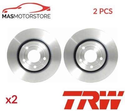 BREMSSCHEIBEN SATZ PAAR VORNE TRW DF6708 2PCS P FÜR FORD PUMA