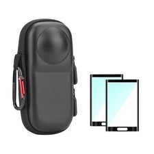 BRDRC Insta 360 X5 Case Bag  for insta360 x5 lens cap, PU Bundle