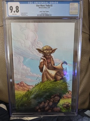 STAR WARS: YODA #2 UNKNOWN COMICS TODD NAUCK VIRGIN CGC 9.8 2023