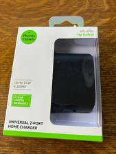 Belkin Universal 2-port Home Charger 24watts 4.8Amps for Apple  Android