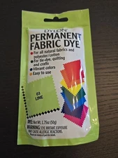 Dylon Permanent Fabric Dye 03 Lime  1.7 Oz