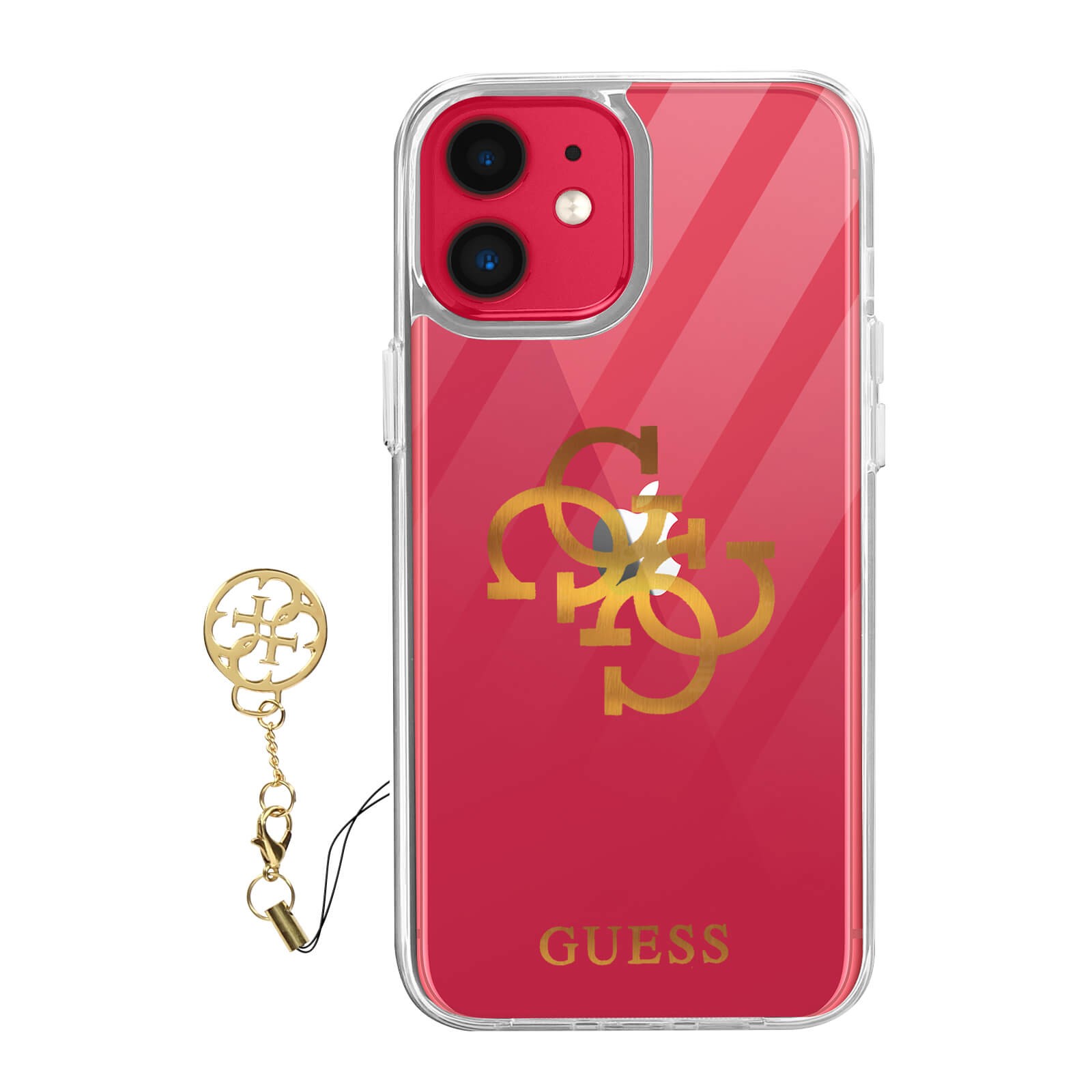 Coque Guess iPhone 11 4G Charms or pour sublimer vos soirées chic