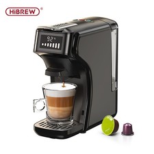 HiBREW H1B 6-in-1 Coffee Machine, Hot/Cold for Dolce Gusto & Nespresso Capsules