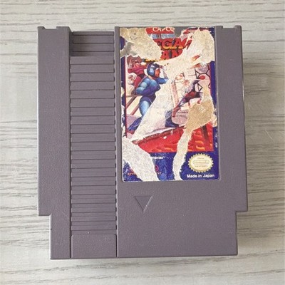 Capcom Mega Man 2 (Nintendo NES) Game Cartridge Front Label Damaged