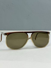 Vintage Aviator Frames Oculens Sunglasses Brown Tones FRANCE Pilot Full Rim