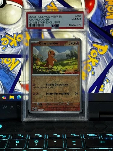 Charmander ( Gamestop Promo ) PSA 8 #4 Pokémon Scarlet & Violet 151