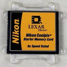 NEW LEXAR NIKON COOLPIX STARTER MEMORY CARD 16MB 8X SPEED RATED