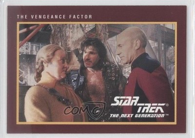 1991 Impel Star Trek 25th Anniversary Jean-Luc Picard The Vengeance Factor 0q0