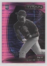 2022 Panini Chronicles Titan Pink Pulsar Prizm Luis Gil #7 00gy