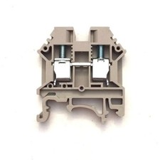 Dinkle DK6N DIN Rail Terminal Block Screw Type UL 600V 50A 820AWG, Pack of 100