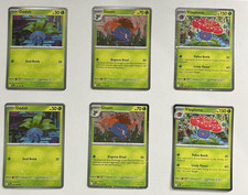 Pokemon Oddish 001 Gloom 002 Vileplume 003 Cosmo Holo Promo Set Of 3 9 sets