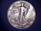 1940  Liberty Walking Half,  Circulated Ave, .3617 Oz Silver (US-8830)
