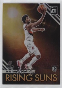 2023 Panini Donruss Optic Rising Suns Holo Prizm Scoot Henderson #17 Rookie RC