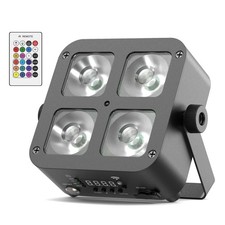 10x Rechargeable RGBWA UV 4-LED Par Light with 5200mAh Battery Wireless Uplights