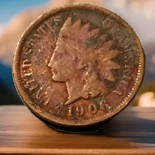 1906 Indian Head Cent Actual Coin Shown - A15