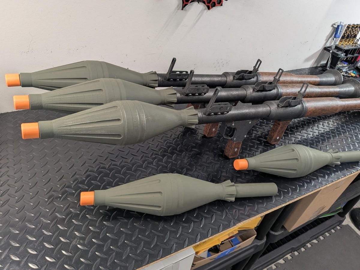 RPG-7 Rocket Launcher - 3D Print - RPG 7 - High Quality Replica