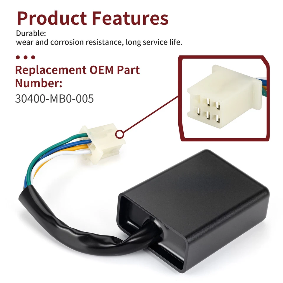 1982-83 for Honda V45 Sabre 750 VF750S Ignition Control Module CDI 30400-MB0-005 - Image 4 of 4