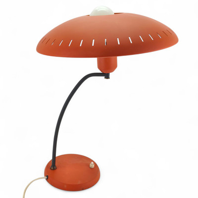 Philips Tischlampe - Mid-Century Design - orange - Louis Kalff 1950er Vintage