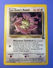 Team Rocket’s Meowth #18 Black Star Promo WOTC Vintage Pokemon NM