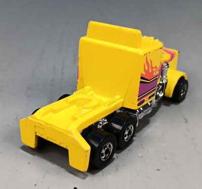 LONG SHOT Hot Wheels 1983 YELLOW Semi Truck Hong Kong | eBay