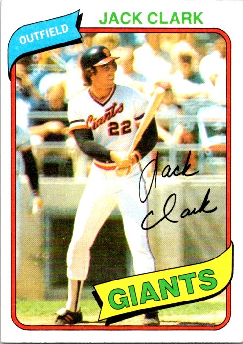 1980 Topps #167 Jack Clark - Near Mint or Better