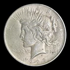 1922 Peace Silver Dollar XF+