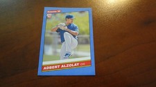 2020 DONRUSS # 258 ADBERT ALZOLAY  BASEBALL CARD