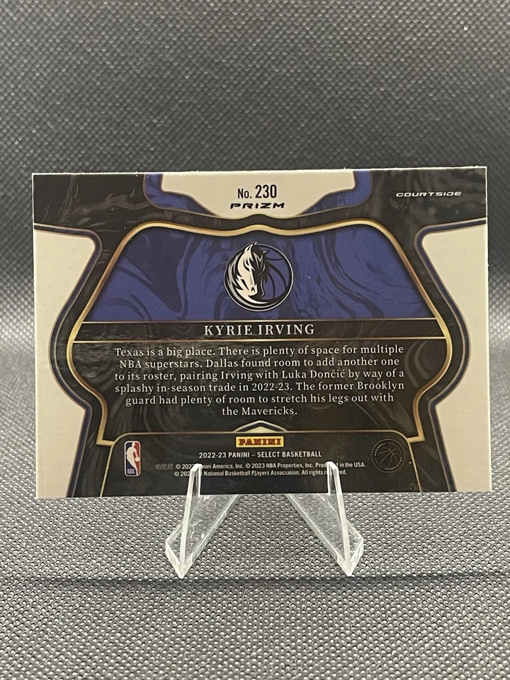 2022-23 Panini Select Kyrie Irving Courtside Elephant Prizm SSP #230 Foto 2 de 2