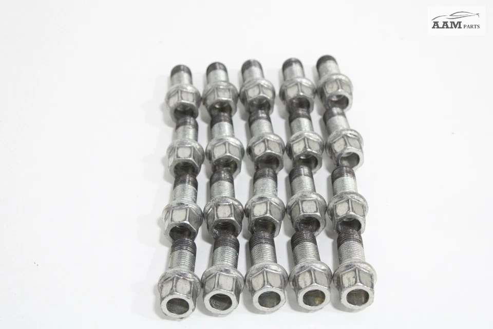 AUDI A4 2017-2020 RUEDA DELANTERA O TRASERA TUERCA PERNOS JUEGO DE 20 OEM Foto 2 de 4