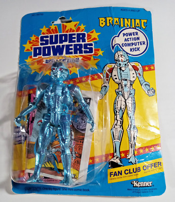 Super Powers 1984 Vintage Kenner Brainiac Sealed