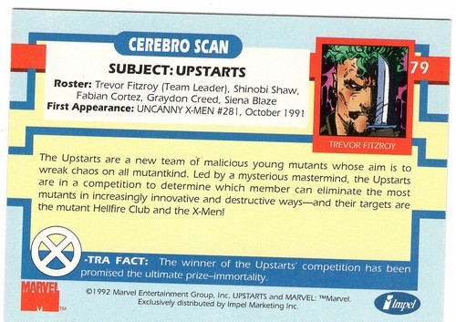 Impel Marvel X-Men Series 1 1992 Trading Cards, Single Cards, You Pick! - Picture 159 of 211