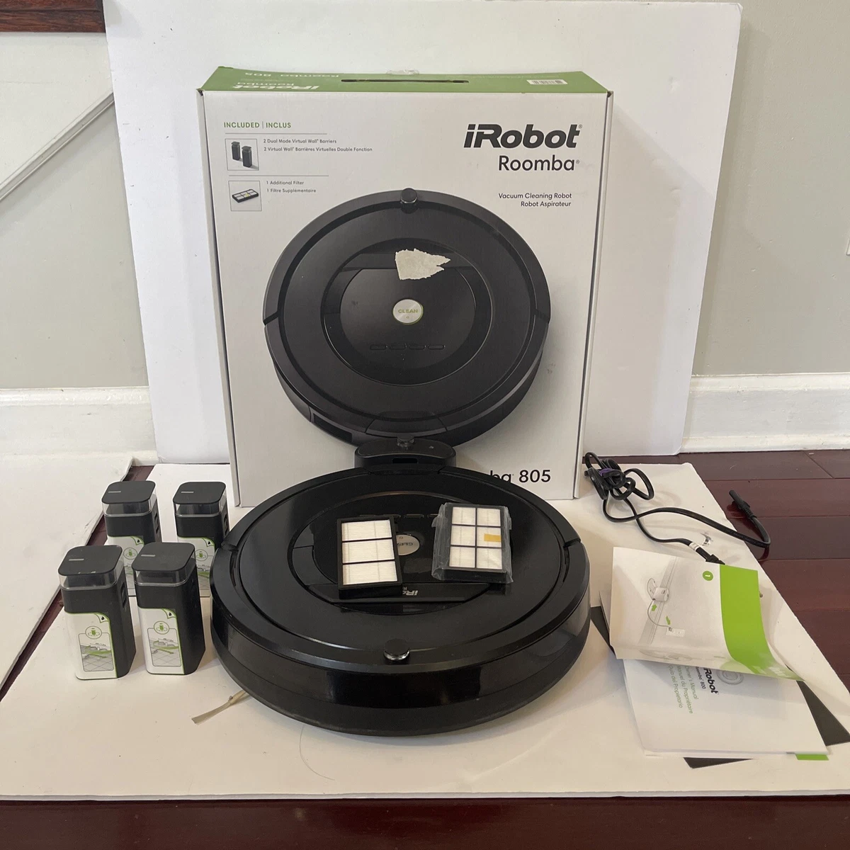 iRobot Roomba 805 Robotic Cleaner Vacuum All Floors-used Good