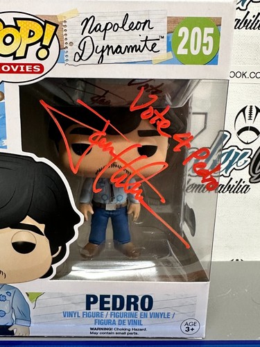 JON HEDER NAPOLEON DYNAMITE #205 SIGNED AUTOGRAPHED FUNKO POP BECKETT BAS PEDRO - Picture 2 of 10