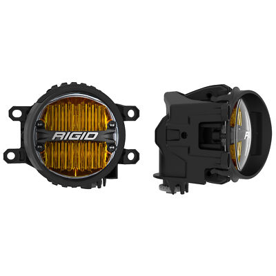 Rigid 37117 360-Series PRO SAE Yellow Fog LED Lights Pair Kit for 14-22 4Runner