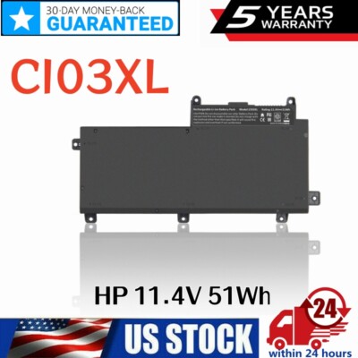  Lot Battery CI03XL For HP ProBook 640 650 645 655 G2 G3 HSTNN-UB6Q 801554-001