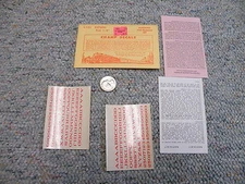 Champ decals HO Alphabet Numerals L-132 Express 1/8" red  L35