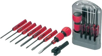 New ANEX Screwdriver Set 8 Set (+0/+1/+2/-2.5/-5.5/-6/Needle/Gimne) No.6950 