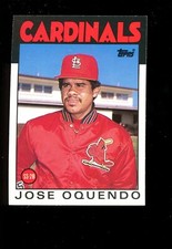 1986 Topps Traded #82T Jose Oquendo St. Louis Cardinals QTY