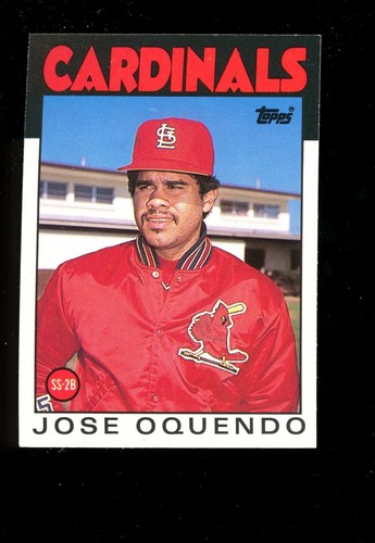 Jose Oquendo #82T 1986 Topps Traded card