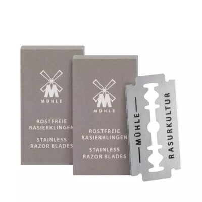 Muhle Double-Edge Replacement Shaving Blades, 20 Blades