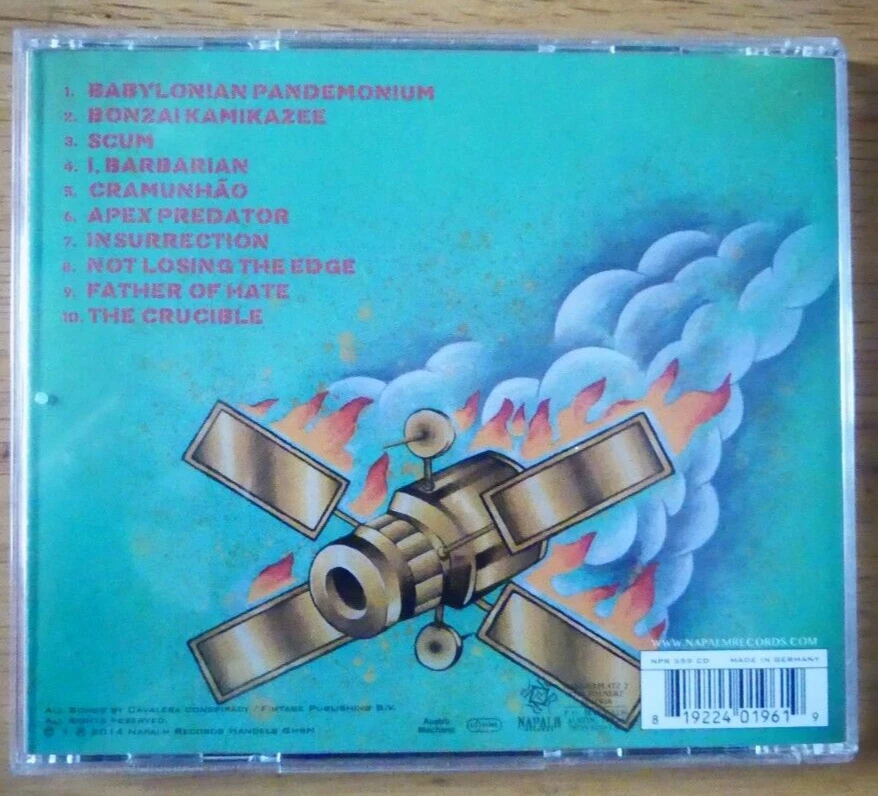 Cavalera Conspiracy : Pandemonium CD Picture Album 10Titres -2014 Napalm Records - Photo 4/4