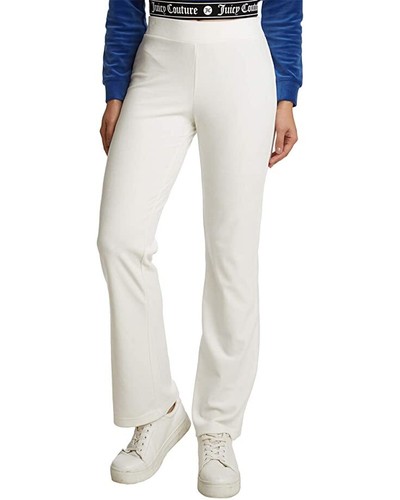 Straight Leg Velour Track Pants 