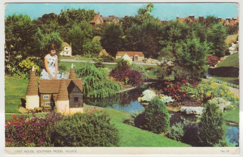 Hampshire; Oast House, Southsea Model Village PPC 1964, To R Hood, Filey