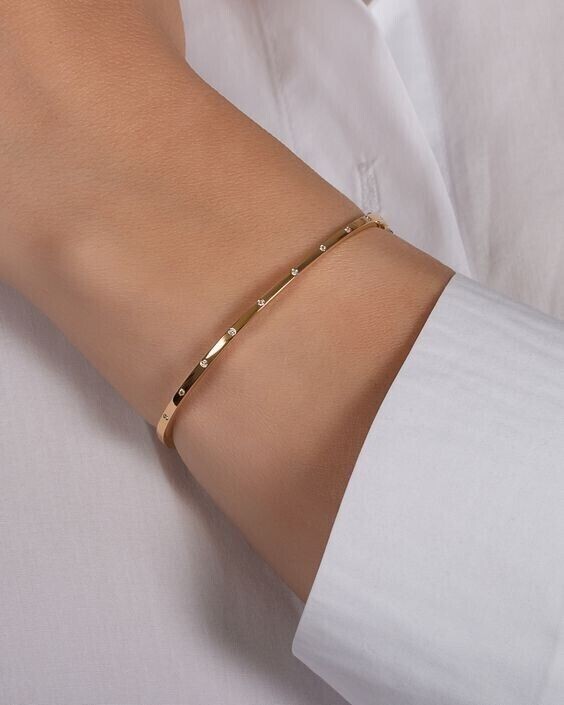 Reflection Bangle-Round Reflection Bangle-Round