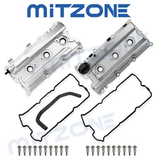2PCS Aluminum Valve Cover Kit for 05-19 NISSAN Frontier Pathfinder Xterra 4.0L🚗