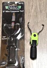 Vim Tools Swivel 5" Disconnect Tool for Push Button Electrical Connectors #WCT5